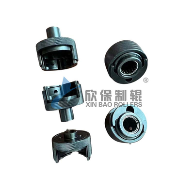 Ukuran yang tepat dari cetak Karet Roller Special Axis Core Wear Resistant Aksesoris