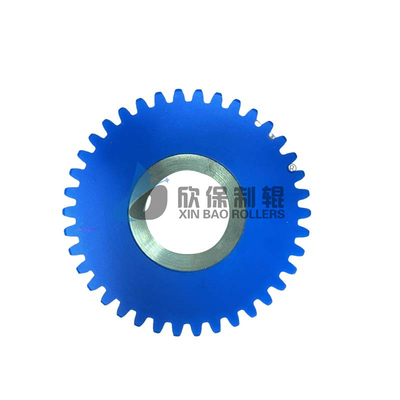 Ukuran Precision Printing Karet Roller Special Shaft Core Wear Resistant Aksesori Plastik Baja Gear